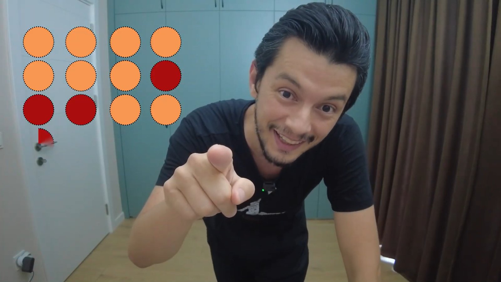 Ders içinde vuruşların hangisini eğitmenin doldurduğunu, hangisinin öğrenciye kaldığını gösteren ekran